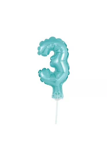 Godan Balon foliowy na patyczku BC-5BL3 Cyfra 3