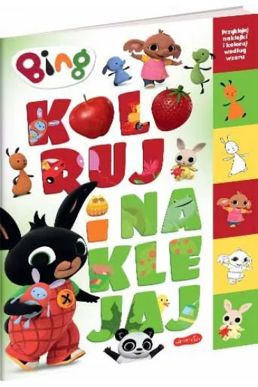 Bing. Koloruj i naklejaj - Beata �michowska