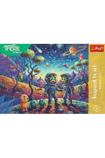 Puzzle Kosmiczne fantazje 100 el. Inspired By Art Rodzina Treflik�w 16562