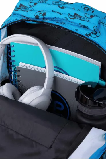 Patio Plecak szkolny Coolpack Prime Pro Game Over Gradient blue F162008