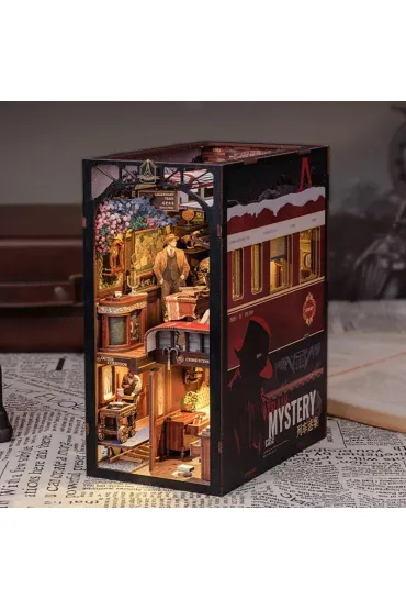 Puzzle Miniaturowy domek Book Nook Zagadka Orient Expressu Habarri