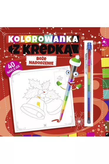 Kolorowanka z kredk� Bo�e Narodzenie