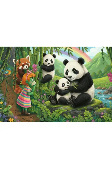 Puzzle 100 element�w Pandy TREFL 16595 TR