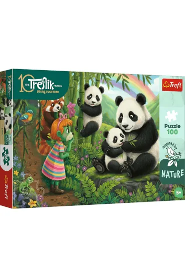 Puzzle 100 element�w Pandy TREFL 16595 TR