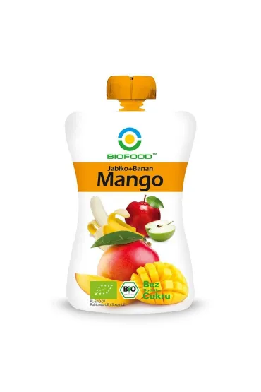 Bio Food Mus mango-bananowo-jab�kowy Zestaw 6 x 90 g Bio