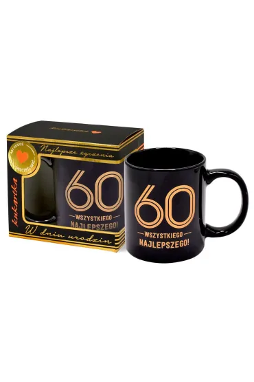 Kukartka Kubek Premium Urodziny 60