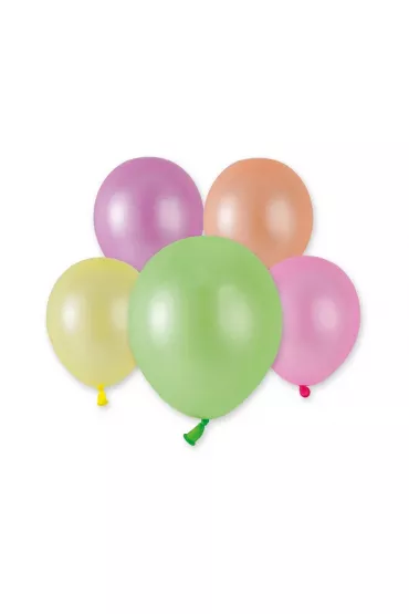 Gemar Balony pastelowe fluorescencyjne 12,5cm
