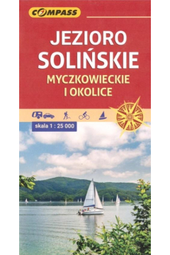 Mapa turystyczna Jezioro Soliskie, Myszkowkie i okolice 1:25 000