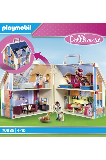Playmobil Dollhouse Przeno�ny domek dla lalek 70985