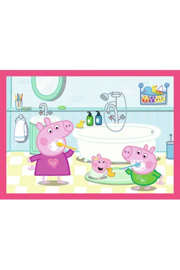 Puzzle 4w1 - Peppa uwielbia przygody (12+15+20+24 el.) Trefl
