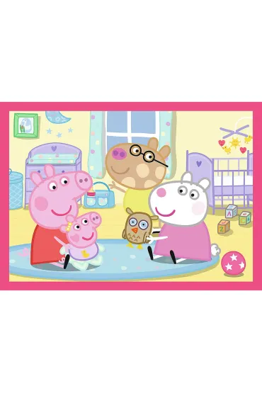 Puzzle 4w1 - Peppa uwielbia przygody (12+15+20+24 el.) Trefl