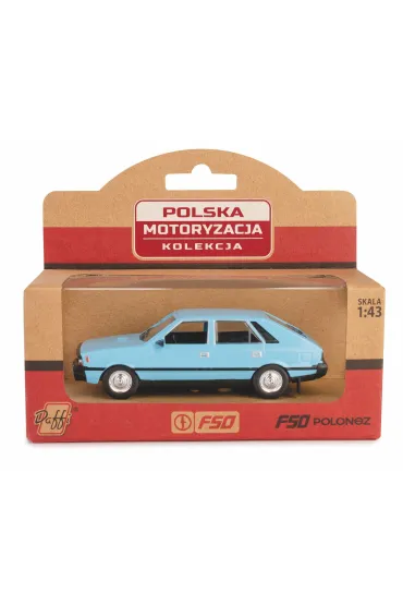 Auto osobowe metalowe 1 43 Polonez niebieski WB K-581 Daffi