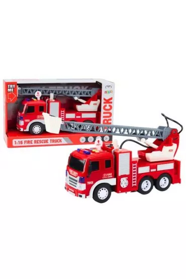 W�z Stra�acki 1:16 z wysi�gnikiem LeanToys