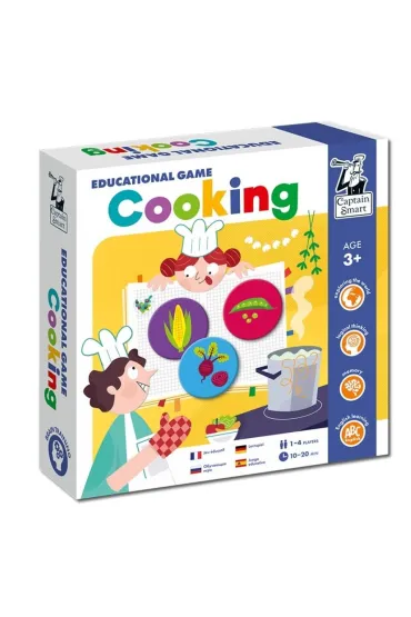 Captain Smart. Cooking. Educational Game Kapitan Nauka