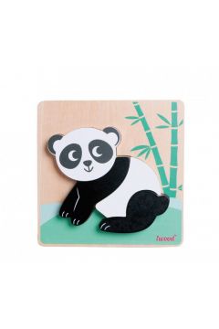 Ukladanka drewniana zwierztka Panda iWood