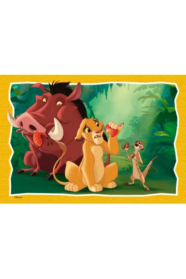 Puzzle dla dzieci 2x24 el. Kr�l Lew Ravensburger