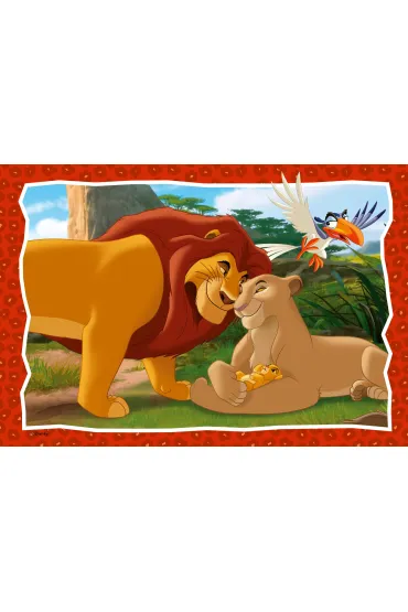 Puzzle dla dzieci 2x24 el. Kr�l Lew Ravensburger