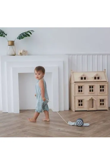 �limak do ci�gni�cia odcienie szaro�ci Plan Toys