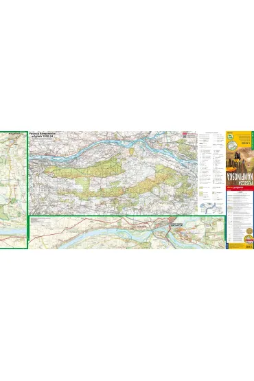 Puszcza Kampinoska mapa turystyczna 1:40 000 laminat 2025