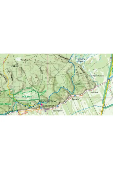 Puszcza Kampinoska mapa turystyczna 1:40 000 laminat 2025