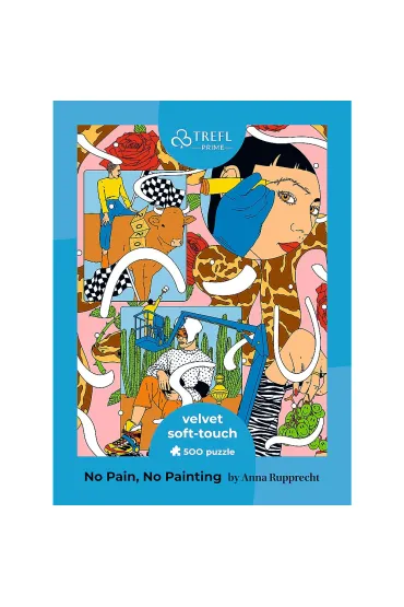Puzzle 500 el. No Pain, No Painting Trefl