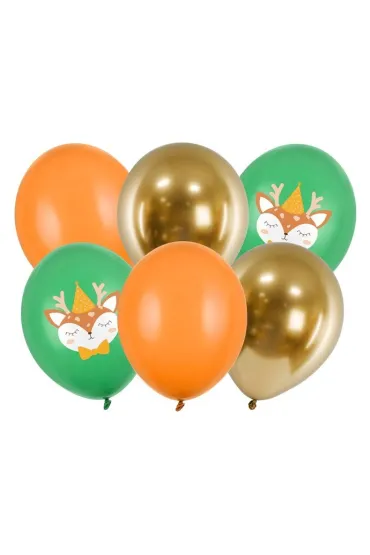 PartyDeco Balony 30cm Jelonek, 1op./6szt.