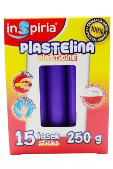 InSpiria Plastelina 250g fioletowa