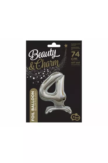 Godan Balon foliowy B&C Cyfra stoj�ca 4 BC-ASS4 74 cm