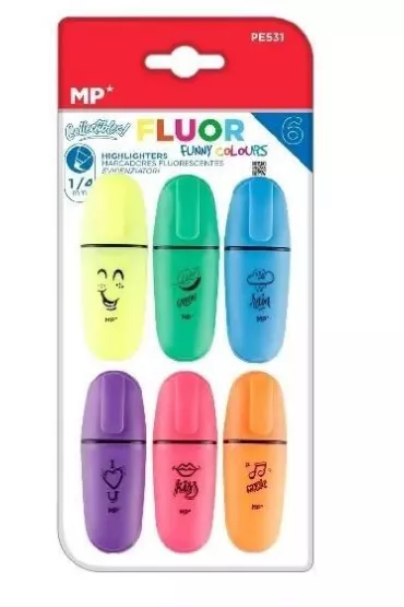 Mp Main Paper Zakre�lacz fluorescencyjny mini 6 szt.