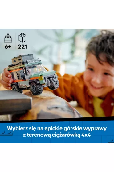 LEGO City Grska ciarwka terenowa 4x4 60447