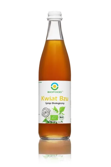 Bio Food Syrop z kwiat�w czarnego bzu 500 ml Bio