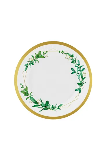 Godan Talerzyki papierowe listki 18 cm 6 szt