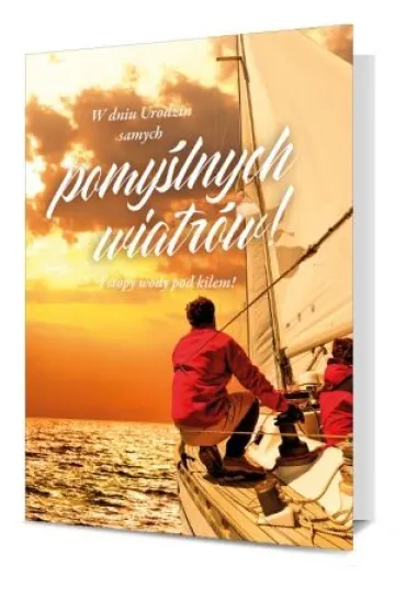Pan Dragon Karnet B6 urodziny pomy�lnych wiatr�w