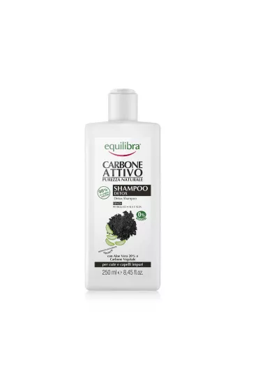 Equilibra Carbo Detox Shampoo szampon oczyszczajcy z aktywnym wglem 250 ml