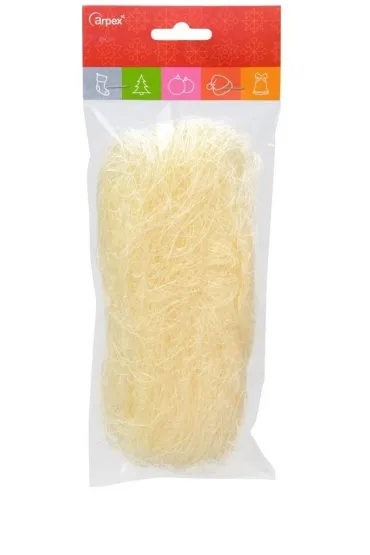 Ozdoba dekoracyjna Sizal kremowy Bo�e Narodzenie  ARPEX 5038KRE- 10 g