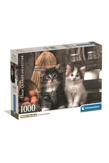 Puzzle 1000 el. Lovely Kittens Clementoni