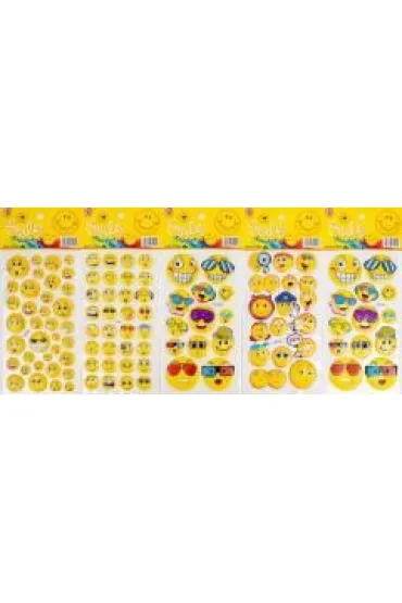 Fandy Naklejki Smile wypuk�e 5 szt