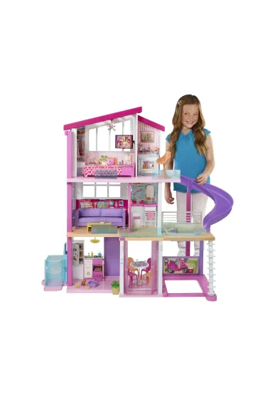 Barbie Idealny domek (nowa winda) �wiat�o + d�wi�ki GNH53 Mattel