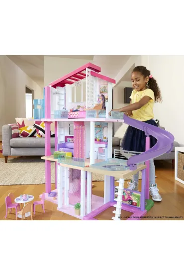 Barbie Idealny domek (nowa winda) �wiat�o + d�wi�ki GNH53 Mattel