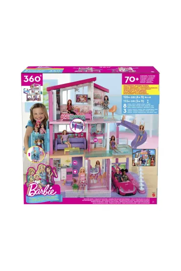 Barbie Idealny domek (nowa winda) �wiat�o + d�wi�ki GNH53 Mattel