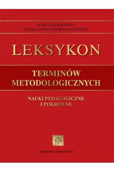 eBook Leksykon termin�w metodologicznych pdf - Marta Guziuk-Tkacz