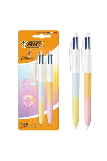 D�ugopis 4 Colors Sweet Pastel 1mm mix 2 szt BIC