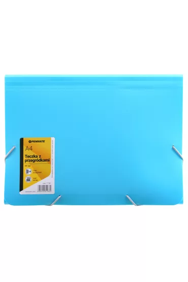 Penmate Teczka z 13-ma przegr�dkami A4 PP-104 niebieska