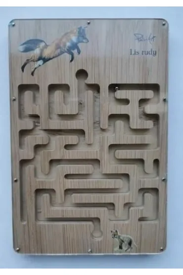 Puzzle Labirynt przyrodniczy Lis rudy Puls-Art
