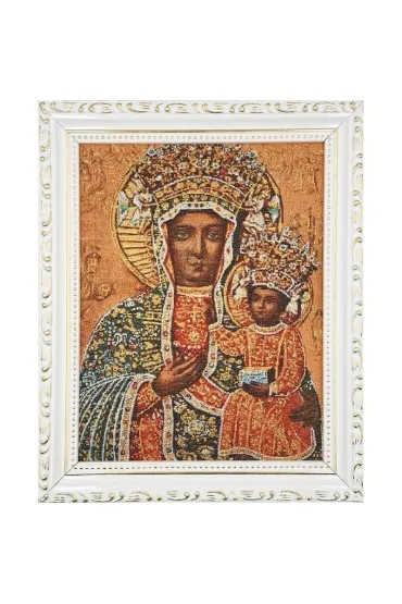 Obraz Haftowany Matka Bo�a Cz�stochowska 27,5x22cm