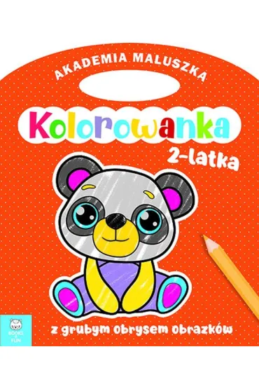 Panda. Akademia maluszka. Kolorowanka 2-latka