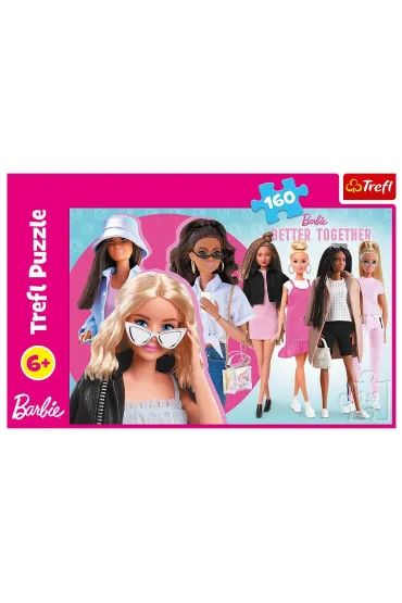 Puzzle 160 el. Barbie i jej �wiat Trefl