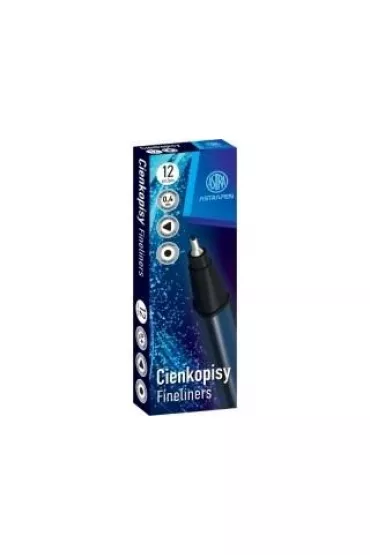 Astra Cienkopis tr�jk�tny czarny 12 szt.