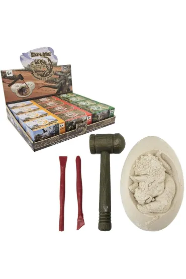 Wykopaliska paleontolog dinozaur w jajku MIX