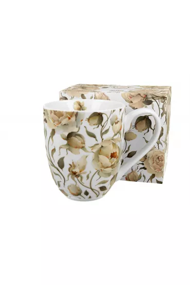 Duo Sp. z o.o. Kubek XXL ENGLISH ROSES WHITE